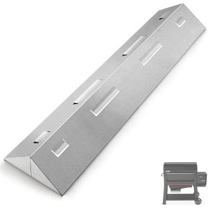 35.2” Flavorizer Bars for Weber Searwood XL 600 Pellet Smoker Grill, Stainless Steel Heat Plates Even Heat & Burner Protection & Enhances Smoky Flavor Searwood Replacement Parts