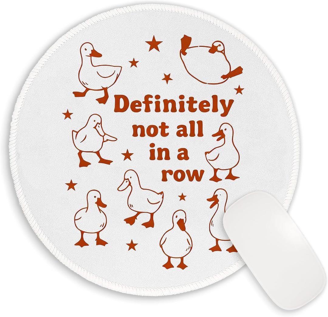 2 x Funny Mouse Pad, Inspirational Motivational Mouse Computers Laptop Home Office Desk Accessories, 7.9x7.9 Inch
