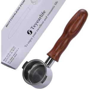 51mm bottomless portafilter 2 ears for Delonghi ECP3120 3220 3420 3620 33.21 35.31 36.31/BCO420 430 432/EC152 155 156 200 221 235 260 330 702