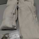 Farmhouse Linen Curtains 90 Inches Long for Living Room Dining 2 Panels Burlap Flax Pinch Pleated Drapes Hooks Rings Rustic Light Filtering Semi Sheer Tan Beige 90 Inch Curtain for Bedroom W50xL90