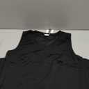 V-Neck Summer Casual Beach Dress for Women 2025 Vacation Women's Sleeveless Sundress with Split Size L