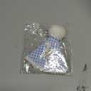 Blue White Gingham Birthday Hat