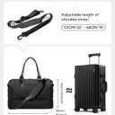 Travel Duffel Weekender Bag Women Tote Carry On Bags With Shoe Compartment, X-Large