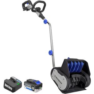Westinghouse WSnow13S 20V Cordless Electric Snow Shovel Kit, 13-inches Wide, 20V 4Ah Battery Included, 20 ft. Throwing Distance, plows 350 lbs/min for Driveway/Steps/Sidewalk/Porch