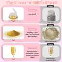 3 x Edible Drink Glitter for Cocktails Food Grade Edible Drink Shimmer Powder for DIY Champagne Beverages Wine Vegan Cherrysea Multi -Purpose Edible Luster Dust Set 4g/Bottle - Blue