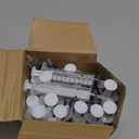 25 Packs 10ml Plastic Syringe, Luer Slip Tip with Cover Cap, Syringes for Liquid Jello Shots, Measuring, Watering, Refilling, Feeding