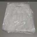 POPGIFTU Clear Plastic Bags with Handles 100 Pack, 12x15 Medium Merchandise Bags Bulk, Transparent Retail Shopping Bags for Clothing, Packaging, Stores