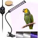 UVB Light for Birds, Full Spectrum LED Bird Cage Light for Parrot