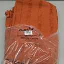 LEEVNA Washable Bathroom Rugs 4'x6', Hand-Woven Kitchen Rug with Tessal, Terracotta Bedroom Throw Rugs, Boho Tufted Rainbow Rug, Farmhouse Indoor Door Mat for Entryway/Porch/Back Door