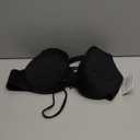 Smart & Sexy Womens Swim Secret Halter Underwire Bikini Top Supportive Bikini Top (34DD, Black Hue) M