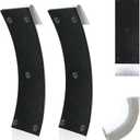 Gutter Noise Dampener- 2 Pcs3.54 X 11.81in Insert Adjustable Downspout Drip Silencer for Outdoor Sound Reducer.