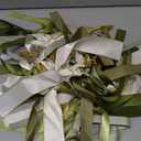Sage Green Ribbon Garland, Baby Shower Decor