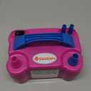 Balloon Pump Electric,110V 600W Balloon Blower Inflator Dual Nozzle Air Pump Balloons Inflator for Decoration, Party, Sport,Gifts:2 Balloon Tying Tools (Rose Red)