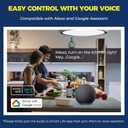 Lightinginside Smart Light Bulbs 6 Pack, Smart Bulb Works with Alexa/Google Home/SmartLife, CRI>90, RGBCW Color Changing LED Light Bulbs, 2.4G WiFi Bluetooth A19 E26 Bulb, No Hub Required, ETL Listed