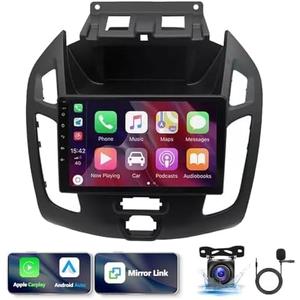 9'' Android 13.0 Car Radio Stereo for Ford Transit Connect 2014 2015 2016 2017 2018 Touchscreen Radio with Carplay & Android Auto WiFi GPS Radio Navigation Bluetooth Support Backup Camera [2+32G]
