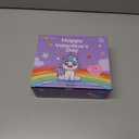 24 Pack Valentines Day Cards with Squeeze Animal Popping Eye Keychains, Valentines Cards for Kids, Fidget Toys for Classroom School Valentine's Gifts Exchange, Valentine's Party Favor Prizes for Kids