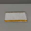 Crtiin 50 Pieces Baby Shower Pencils for Activities Mini Golf Half Pencils, Presharpened with Erasers, 4 Inch(White,Simple Style)