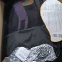 MGB Rolling Cat Carrier with Wheels, Pet Carrier, Purple (Not for Airline)