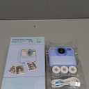 Kids Instant Digital Cameras for Boys and Girls, 1080P HD Dual-Lens Selfie Digital Camera with Print Paper & 32G Card, Christmas Birthday Gifts Toys for Toddler and Teenagers Age 3-16 Years Old (Blue)