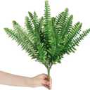 10pcs Artificial Plants Fake Plants Greenery Shrub Bushes UV Resistant Plants Plastic Wheat Grass for Indoor Outdoor Home Garden Decoration,Persian Grass