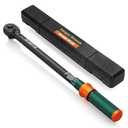 NADOKHI 1/2 Drive Torque Wrench, 25-250 Ft-lb, ±3% High Accuracy Click Torque Wrench with 72-Tooth Dual-Direction Head for Tire Change, Lug Nuts, Automotive and Heavy Equipment Maintenance