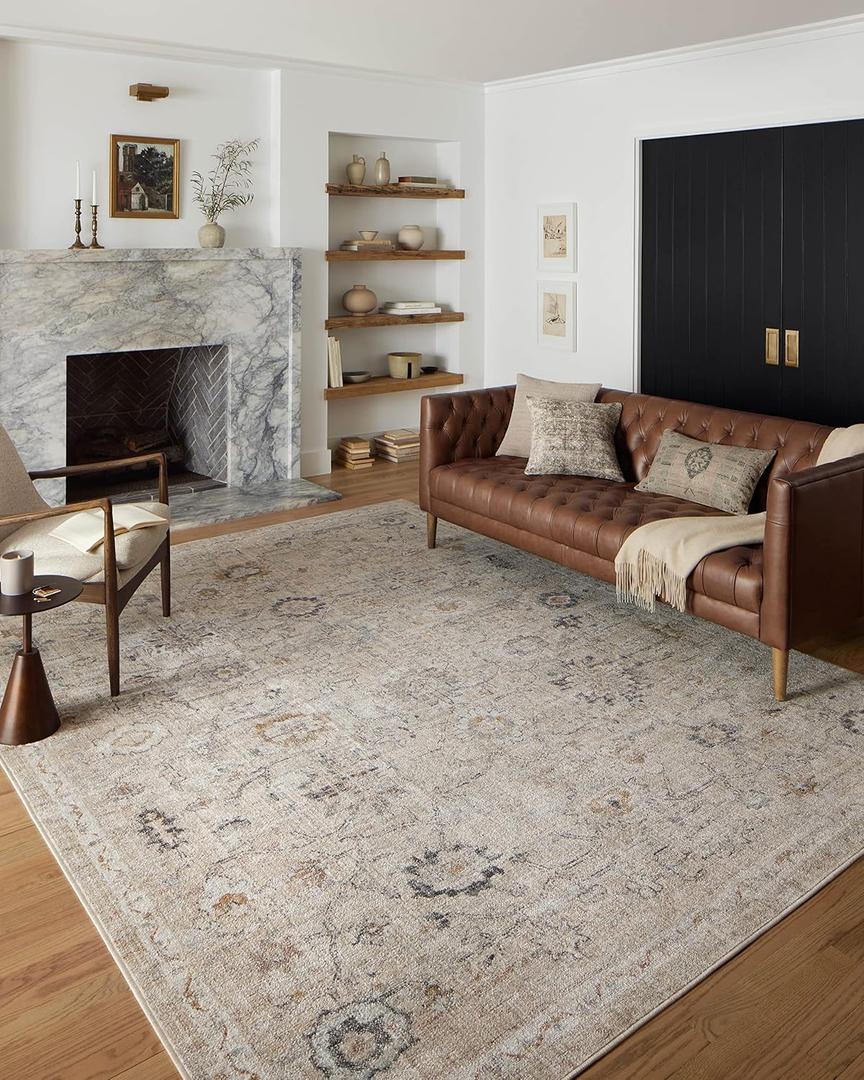 Loloi Monroe Natural / Multi 2'-6" x 10'-0" Runner Rug
MON-04 Approx. 2x10 Beige Hallway Entryway Kitchen, Traditional, Neutral, Runner Rug