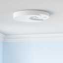 Flush Mount Ceiling Light for Kids, 30W Large Modern LED Ceiling Lights, 3000K/4500K/6500K Selectable, Moon and Star Ceiling Light Fixture for Bedroom Children's Room Nursery(15.75 Inch)
