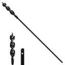 Flexible Installer Drill Bit 1/2 Inch x 54 Inch, Wire Pulling and Fishing, Auger Head Installer Drill Bit, Fish Bit for Pulling Wires in Walls Ceilings and Sidewalks, 1/4" 3-Flat Anti-Slip Shank