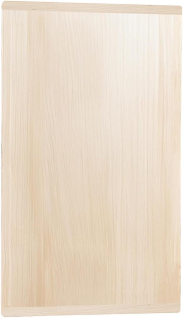 Solid Wood Butcher Block Countertop, Unfinished Work Bench Table Top, Double-Sided use DIY Board for Washer Dryer/Island/Kitchen Laundry Counter Top(50x35x2.6cm)