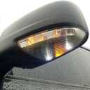 Front Mirror Turn Signal Puddle Light for Dodge Ram 1500 2009-2018,Side Marker LED Light Lamp Assembly for Ram Replace 68064949AA/48AA (Left (Driver) Side)