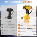𝟗𝟔𝟎𝟎𝐦𝐀𝐡 Tire Inflator Portable Air Compressor - Corded/Cordless Tire Inflator - 𝐁𝐚𝐭𝐭𝐞𝐫𝐲 & 12V DC, Faster Inflation Handheld Air Compressor, 160PSI Air Pump for Car, SUV, Motorcycle, Bike