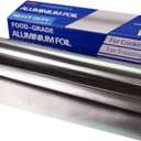 Heavy Duty Aluminum Foil, Food Grade Aluminum Foil Roll 12 Inches x 300 Feet, 0.85mil Thickness