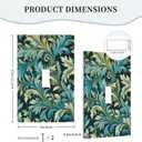 Decorative Art Light Switch Covers,1 Gang Single Duplex Outlet,Wall Plate,Switchplate Electrical Faceplate,Morris,(4PACKS)