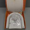 Purrfect Portal Meow Manor Cat Door Interior Door - No-Flap, Fits Cats Up to 20 lbs, Easy DIY Setup, No Training Needed (White With Silver Accents)