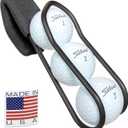 SnakeBelly Golf Ball Holder - Pro with Quick-Draw Release (Black)