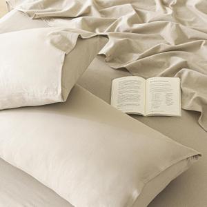 100% Linen Pillowcase Queen Size Set of 2 - Soft Breathable Washed Solid Color Pillow Cases for All Season, Natural Cooling Linen Pillow Covers with Envelope Closure (Linen,Queen,20x30'')