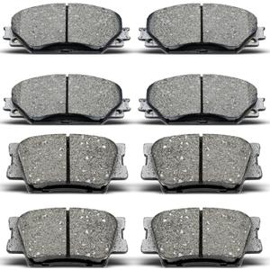 8Pcs Front Rear Ceramic Brake Pads Fit for 2010-2012 Lexus HS250h, for 2006-2018 Toyota RAV4