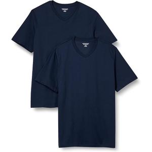 Men's V-Neck T-Shirts, Pack of 2 (3X-Large Big)