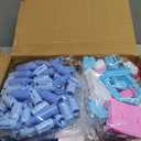 Dollhouse with 4-Story 11 Rooms, Dream Gift Princess Doll House Playset with Furniture, Blue Toddler House with Pool Slide for 3 4 5 6 7 8 9 10 Year Old Girls Kids