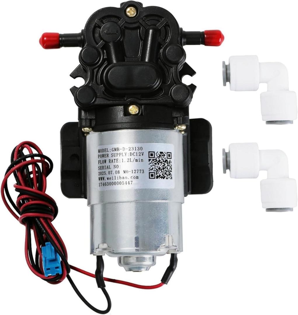 GMB-D-23130 1.2L/min Water Dispenser Water Pump Compatible with Midea Avalon Primo Brio Bottom Loading Bottled Water Cooler Dispenser, Replaces DP005A2 Bottom Loading Bottled Water Cooler Dispenser