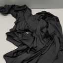 PRETTYGARDEN Women's 2026 Summer Formal Maxi Dresses Sleeveless One Shoulder Bodycon Ruched Mesh Wedding Guest Cocktail Dress (Black, XL)