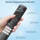Voice Remote Only for TCL-Google-TV-Remote-Control Replacement,RC813 Remote Compatible with TCL 4k QLED/UHD/QD-Mini LED Series Smart TVs