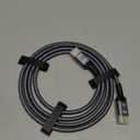 Highwings 80Gbps Displayport Cable 2.1 6.6FT, 16K@60Hz, 8K@120Hz, 4K@240Hz, DP 2.1 Cable 16K Braided Cord, Compatible with HDR10 DSC 1.2a, G-Sync FreeSync Gaming PC, Gaming Monitor 5090, AMD 7900XTX