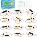 12 Bulk Electric Circuit Kit for Kids Age 8-12, Basic Circuits Science Light Bulb Experiments for Beginners, Class STEM Projects STEAM Activities, Classroom Educational Circuit Board Building Kits