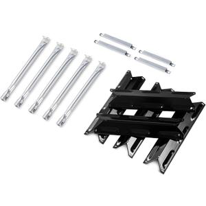 Grill Replacement Parts for BBQ Pro Kenmore 5 Burner 146.47468610 146.23680310 146.47469610 146.23770310 146.16153110 Flame Tamer Heat Plates 40800023 Burner 40700125 Crossover Tubes