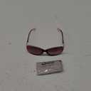 Sunier Sunglasses Womens Polarized Trendy Oversized Sun Glasses Fashion Ladies Shades 100% UV400 Protection S85 (A | Clear Red Frame | Gradient Red Lens)