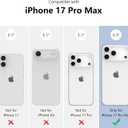 ZTOFERA Magnetic Case for iPhone 17 Pro Max, Compatible with Magsafe, Polka Dot Aesthetic Phone Case Cute for Girl Women, Hard PC+Soft TPU Protective Phone Cover for iPhone 17 Pro Max-White