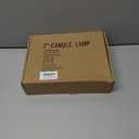 Abeja 7'' Electric Window Candle, Flickering Flameless Taper Fake Candles with On/Off Switch, 7W C26 Lights Bulb, 5FT Candles Lights- 4Pk Beige