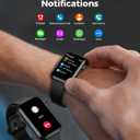 Smart Watch Fitness Tracker (Answer/Make Call), 24/7 Heart Rate Spo2 Blood Pressure Monitor Sleep Tracker, 114 Sports Modes Pedometer Calorie Step Tracker, Waterproof Activity Tracker for Women Men