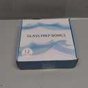 HillSpring 3 Sizes of Glass Prep Bowl Sets, Clear Small Pinch Bowls for Salt, Spices and Chopped Ingredients, 1.5oz/2.5oz/3.5oz, Set of 12